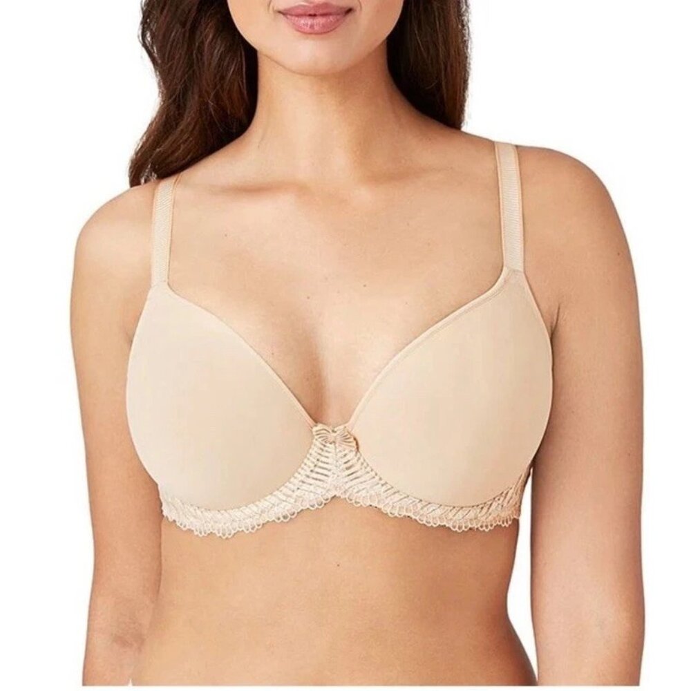 New WACOAL 853117 Nude Contour Underwire Bra Size 38DDD